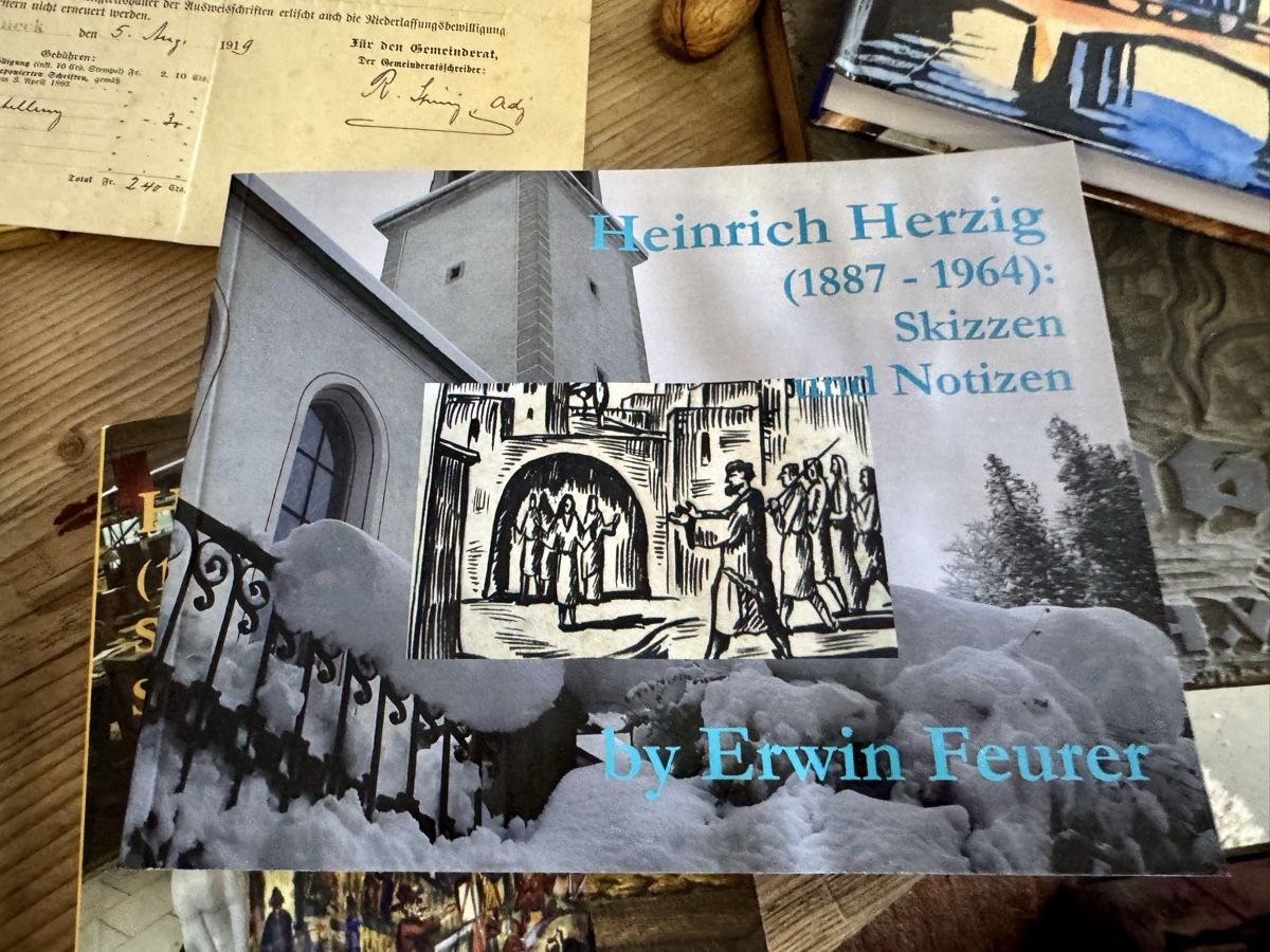 Gemälde: Heinrich Herzig 1887-1964 Maria mit Jesus dunkel Liquidation – Gebraucht aus Frasnacht von Kulturpalast 7
