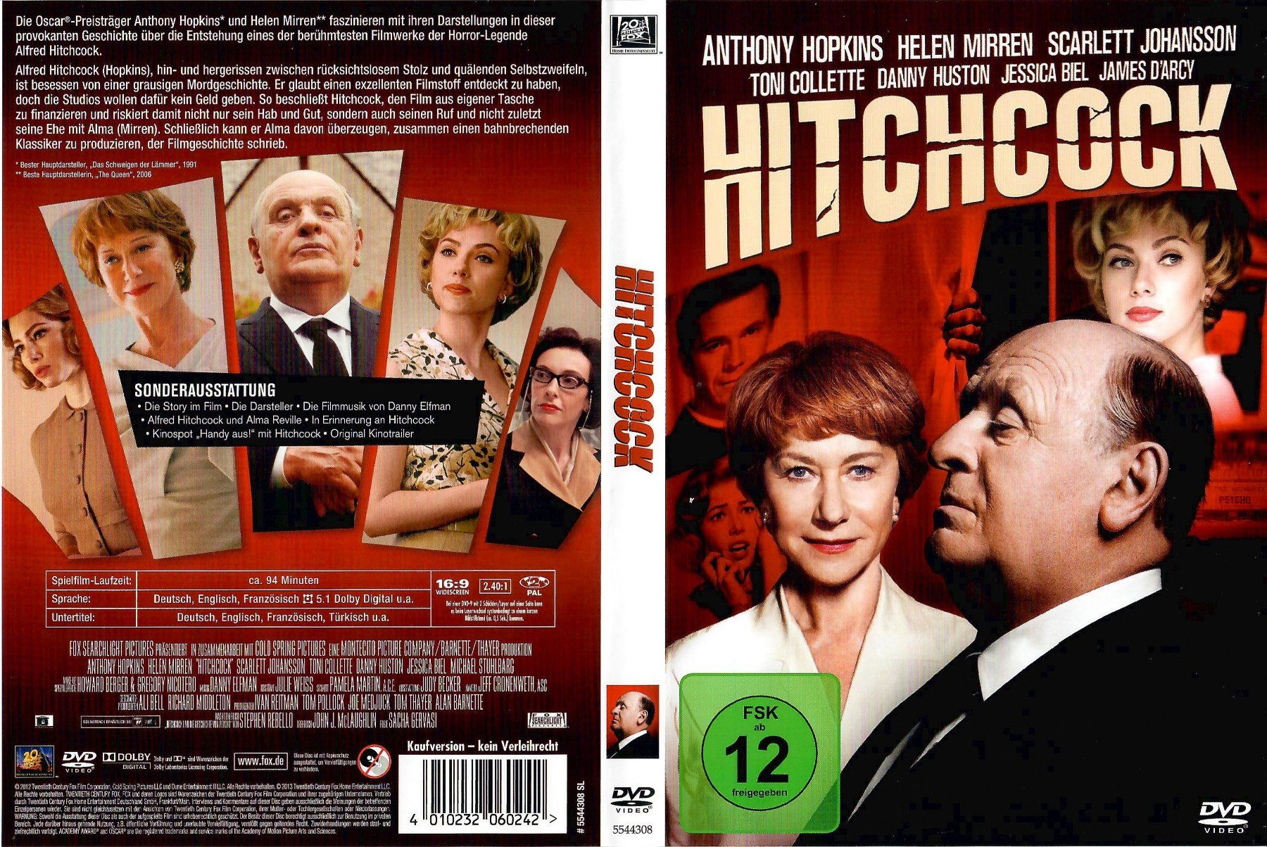 Tutti i DVDs: DVD: Hitchcock - 2012 – Usato da Hagendorn venduto da Thom.74 1