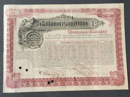 Baltimore and Ohio Railroad Company, 1900, 10000$ Bond