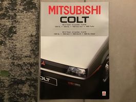 Mitsubishi Colt Verkaufsprospekt 1984