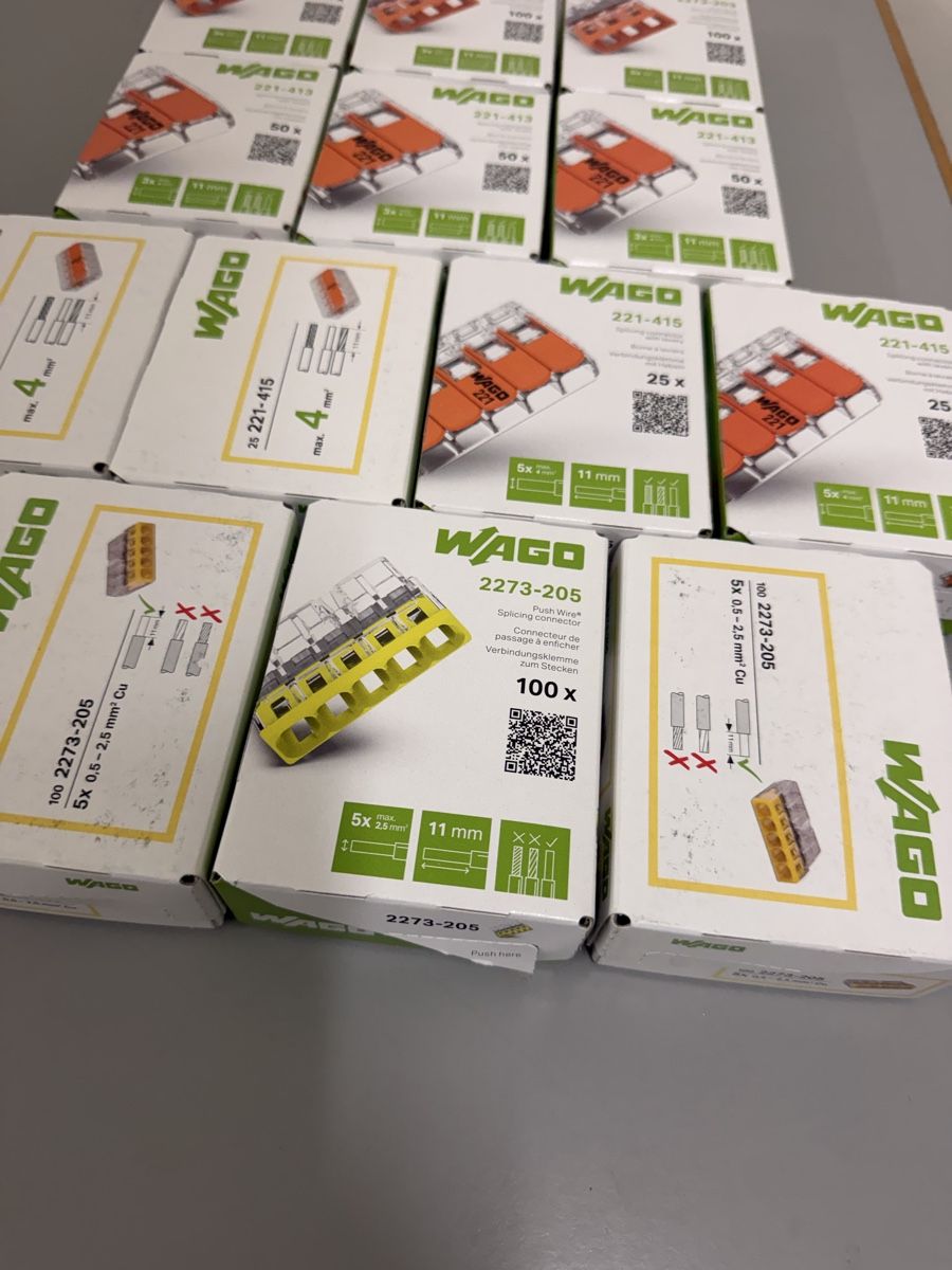 Wago Componenti elettronici: Wago klemmen divers neu  – Nuovo e nell'imballaggio originale da Zürich venduto da papaplatte 2