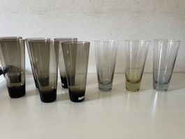9x Sarnen - Kristallglas Vintage