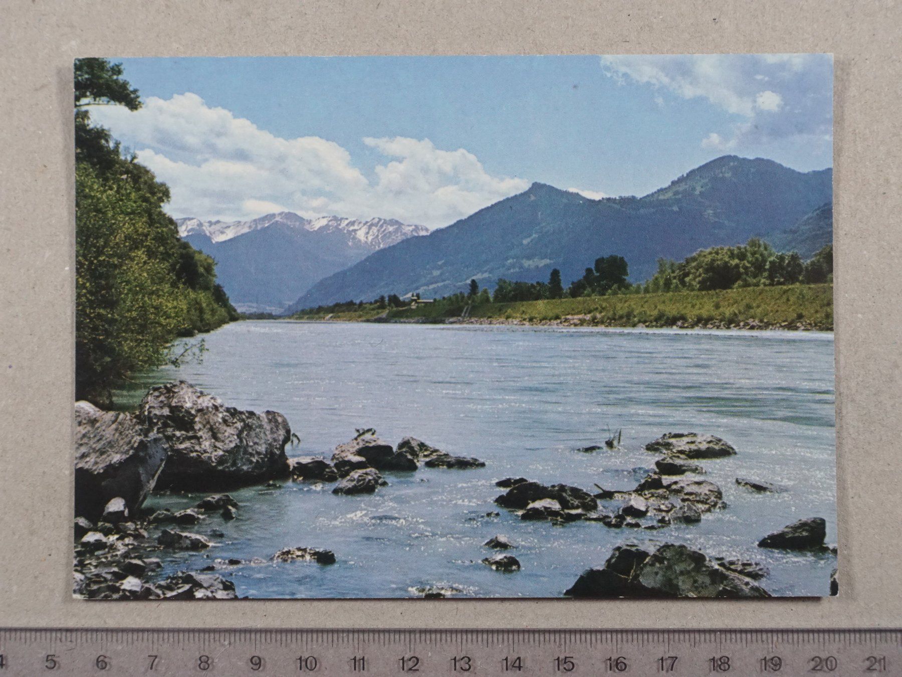 Cartoline postali: Bad Ragaz am Rhein – Usato da Lenzburg venduto da fh1