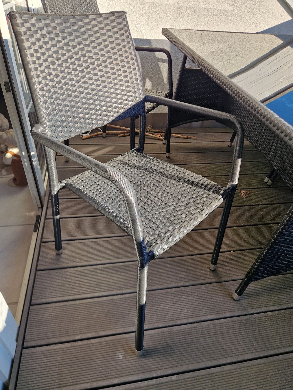 Set di tavolo e panche: Balkon-/Gartentisch inkl. Stühle – Usato da Grüt (Gossau ZH) venduto da cj8126 4