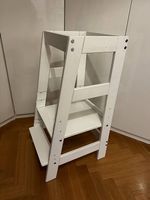 Pinolino Lernturm aus Holz, weiss, höhenverstellbar