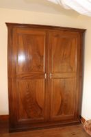 Biedermeierschrank antik Tanne Nussbaun furniert 1850