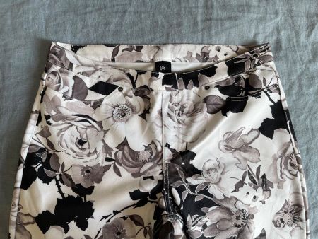 HUE Leggins, grau, weiss, schwarz gemustert, Gr. M