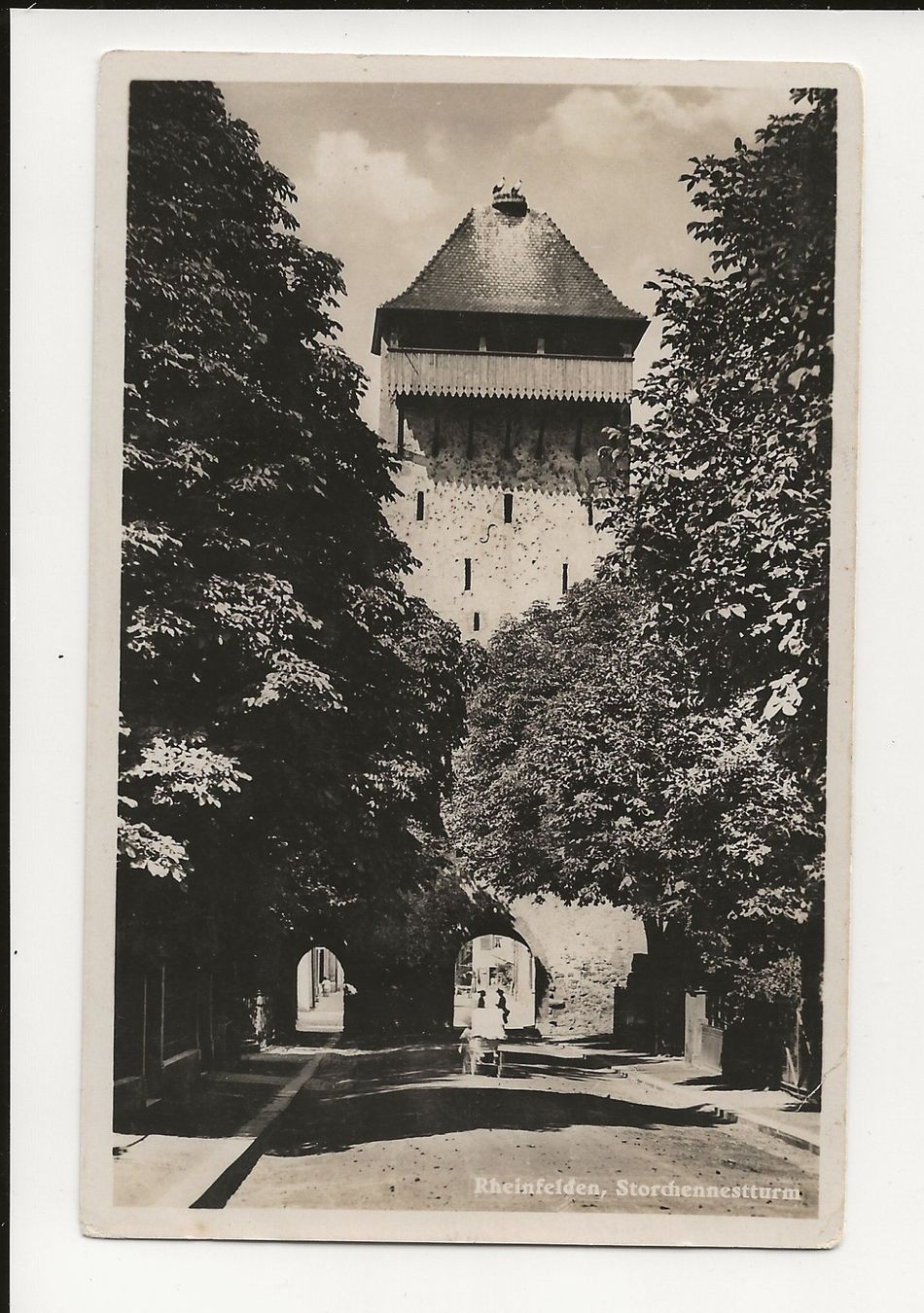 Ansichtskarten: AK 1932 Rheinfelden Storchennestturm – Gebraucht aus Greifensee von 315WDO