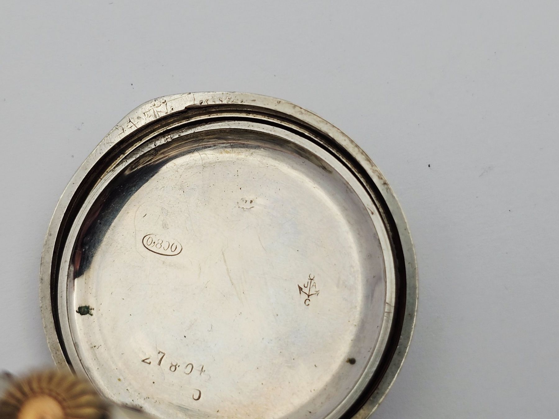 Orologi: Antike Savonette Taschenuhr 800 Silber – Usato da Bassersdorf venduto da AnkerWatch 9