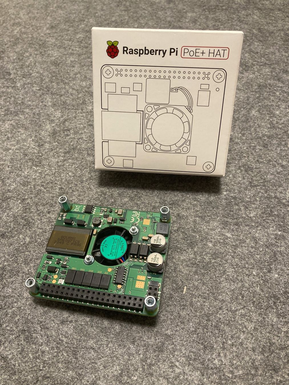 Raspberry Pi PCs: Raspberry PI POE+ Hat – Neu und originalverpackt aus Langenthal von