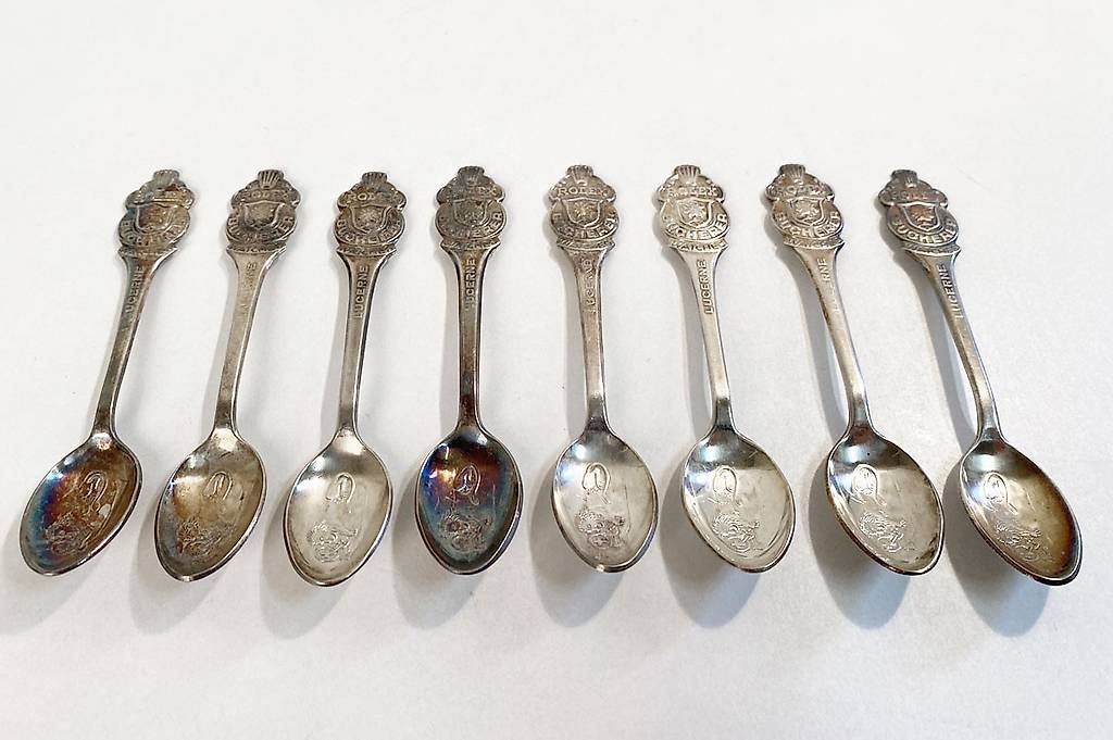 Löffel: 8 alte Bucherer ROLEX Andenkenlöffel Lucerne – Gebraucht aus Ballwil von ClassicGallery 4