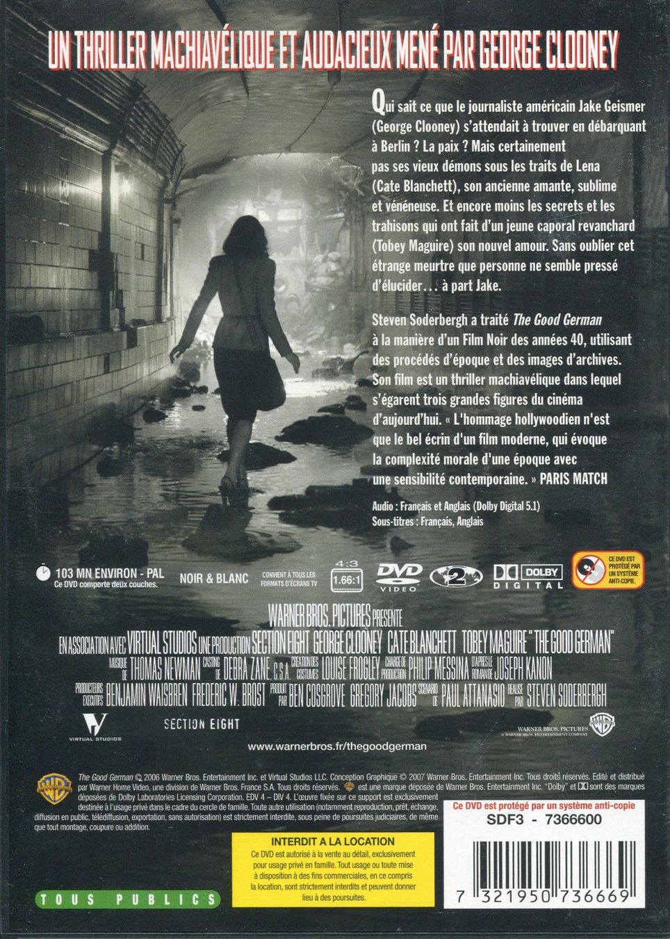Tous les DVDs: The Good German – D'occasion à Les Avants par soyouz63 1