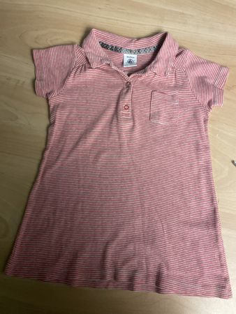 Petit Bateau Kleid Gr. 81cm 18M Streifen Top Zustand!