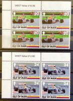 1992 Insel Man - GB - Nigel Mansell Formula 1 Viererblock **