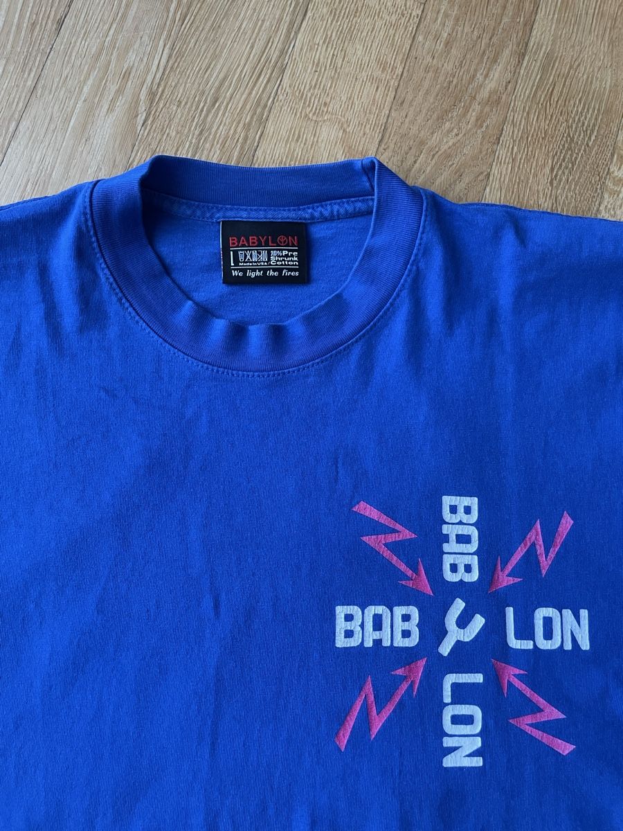 T-shirt: BABYLON VINTAGE TEE SIZE LARGE VERY GOOD CONDITION – Usato da Basel venduto da aharon.no1 2