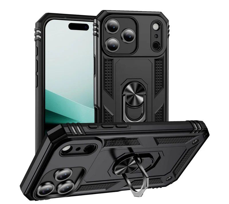 Cover & Protezioni schermo: iPhone 17 Pro Max Hülle Etui Ring Case Magnet Cover Tasche – Nuovo e nell'imballaggio originale da Volketswil venduto da coverandmore 1