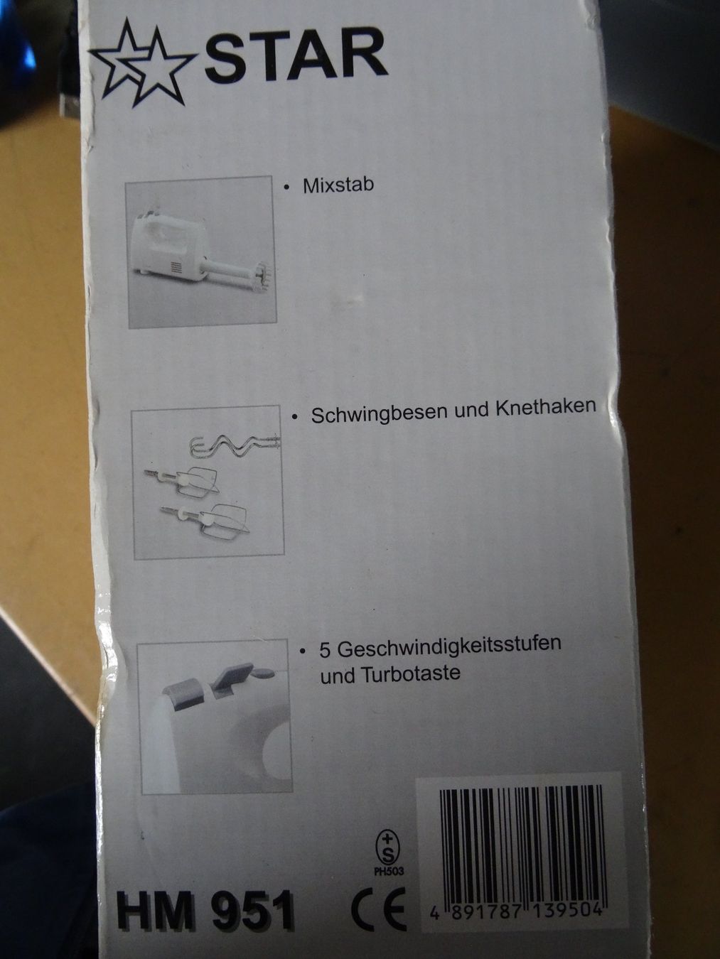 Elettrodomestici da cucina: Mio Star - Handrührwerk mit Mixstab HM951 – Nuovo e nell'imballaggio originale da Brügg BE venduto da TSP02 1