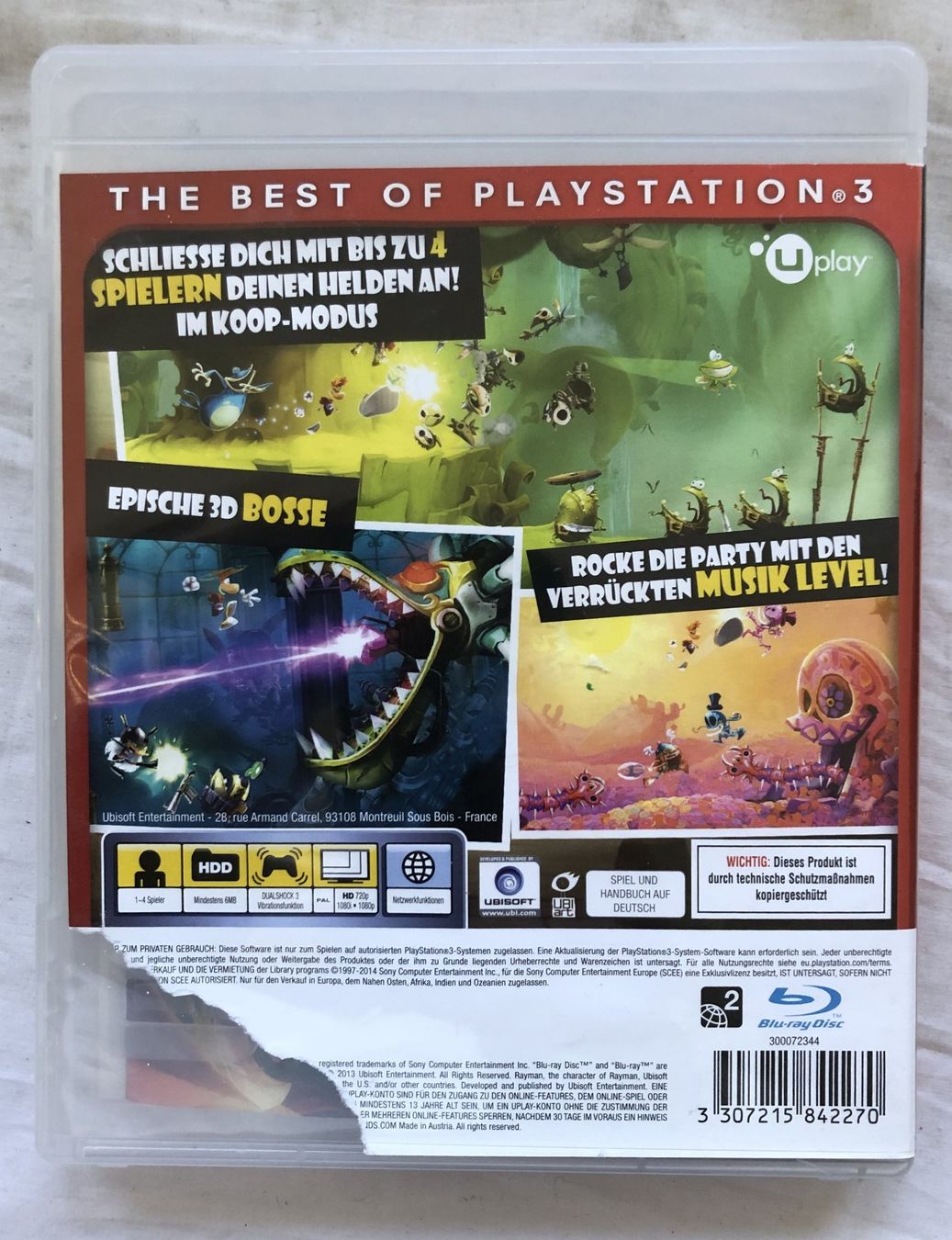 Giochi: PS3 - Rayman Legnds [Essentials] – Usato da Schaffhausen venduto da durruti 2