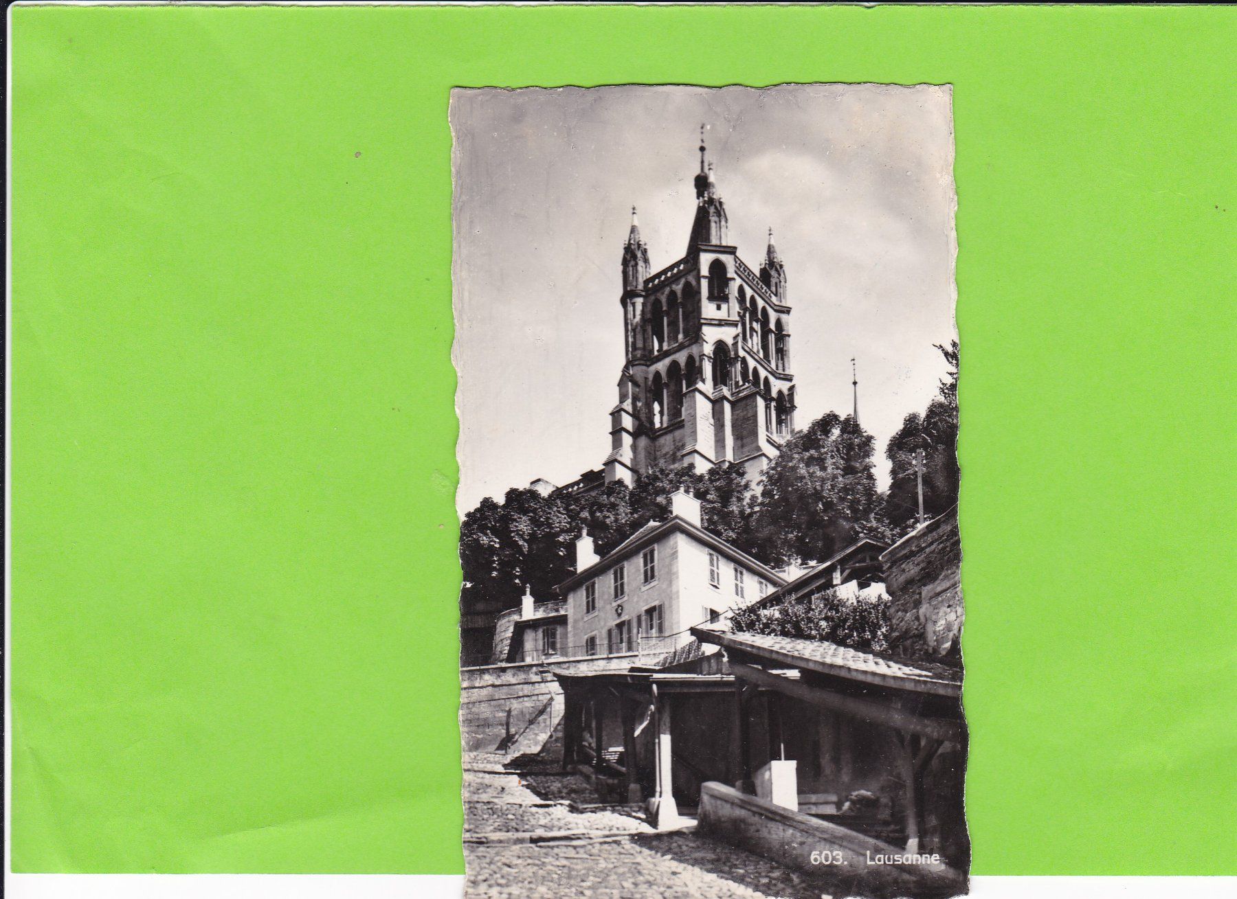 Cartoline postali: Lausanne – Usato da St. Peterzell venduto da neckertal