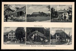 AK Rüegsauschachen, Wohnhaus, Ökonomiegebäude, Wohnstock, Fa