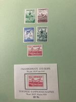 BELGIEN 1950 SPORTH LAUF-EM Mi.-Nr. 867-871, Bl. 23 **