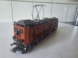 E-Lok SBB Be 4/6, braun, Lok-Nr. 12320, GS =
