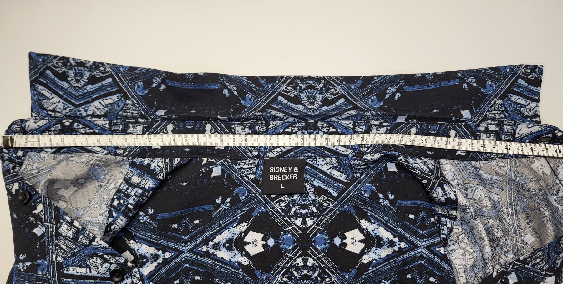 Camicie: Chemise Sidney & Brecker Taille L - Bleue – Usato da Martigny-Croix venduto da barbamama1977 4