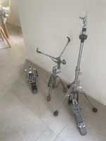 Drum Hardware - Snare stand, Hi Hat stand and Kick Pedal