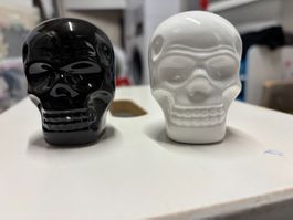 Salière poivrière Têtes de mort halloween