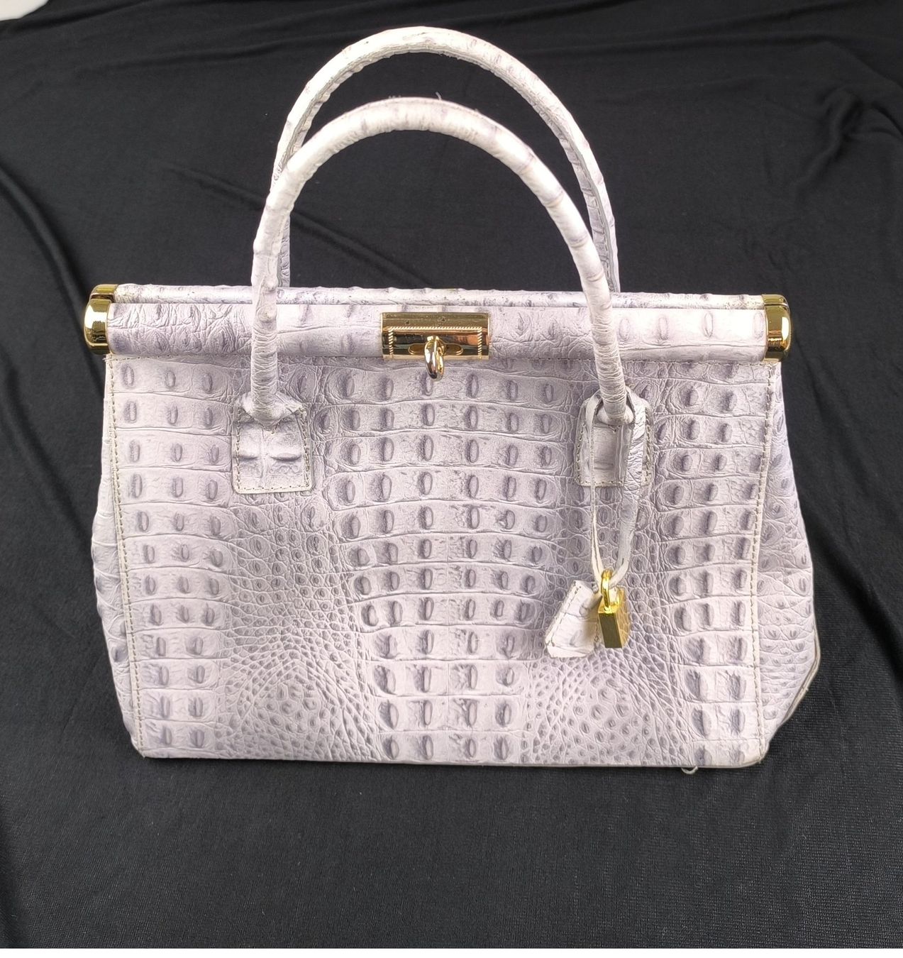 Borse da donna: Lederhandtasche Krokodesign – Usato da Rüti ZH venduto da Restwert_Rueti_ZH