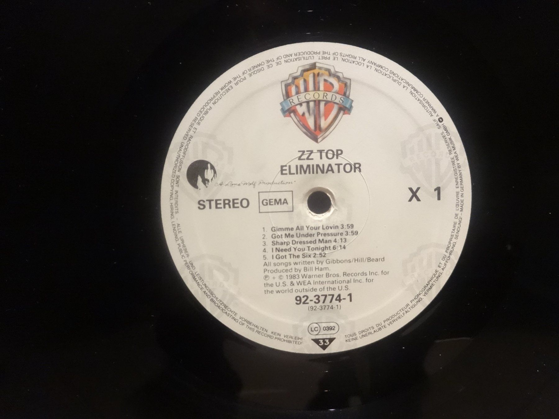 Dischi in vinile: ZZ Top - Eliminator - Vynil LP - 1983 – Usato da Neuchâtel venduto da HelloSound 5