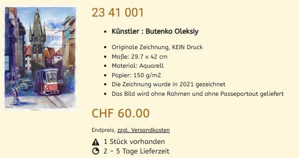 Tableaux: Liquidation !!  Original Gemälde 23 41 001 – Neuf (Voir description) à Hagenbuch ZH par Art-Agency 1