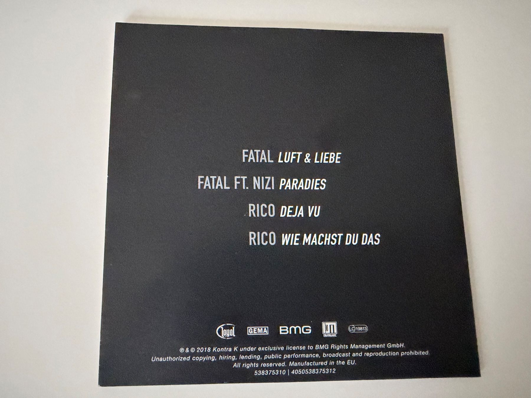 CD: Rico & Fatal - Tag1er - EP – Nuovo (secondo la descrizione) da Altstätten SG venduto da sheamus 2