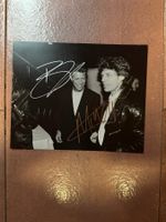 Originalautrogramm von Mick Jagger+ David Bowie