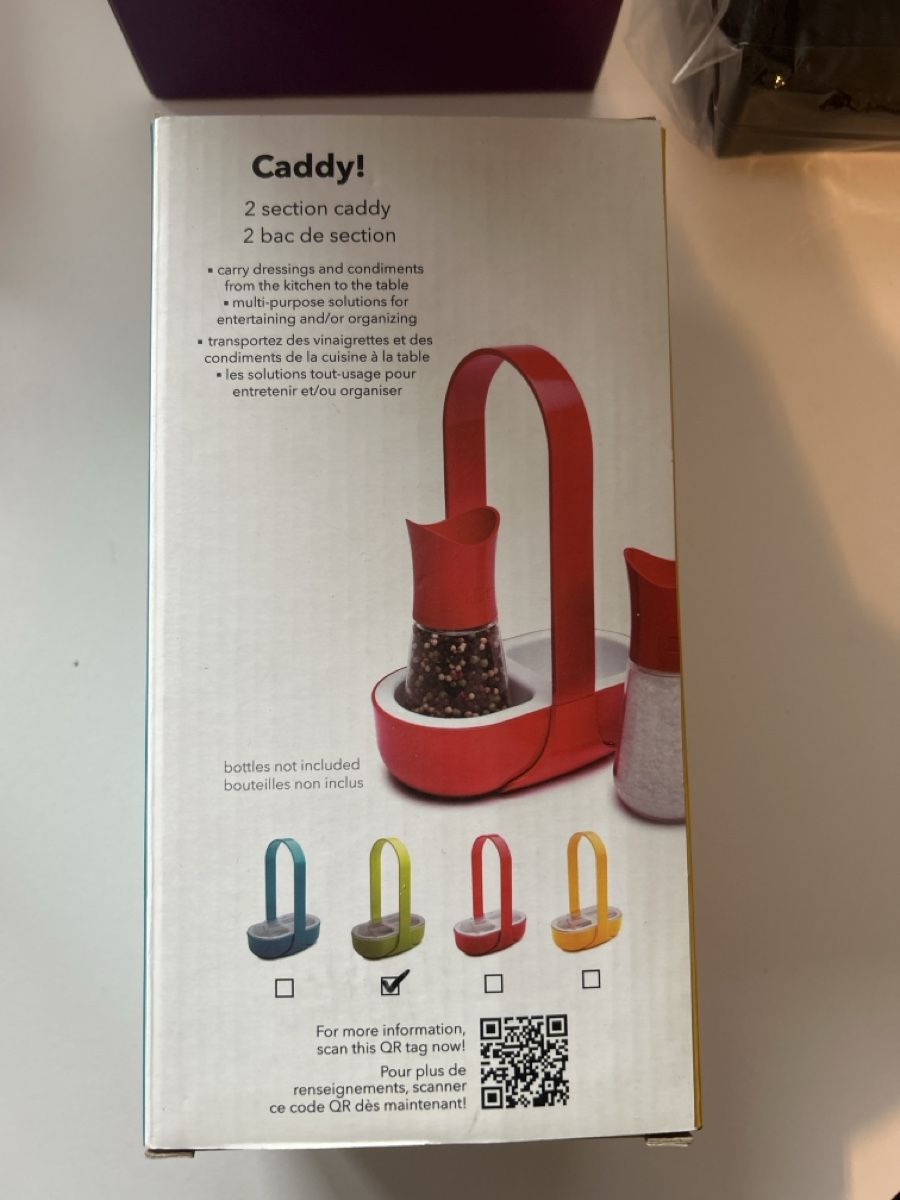 Altre Stoviglie: Kitchen to Table 2 Section Caddy - Red Carrier for Condiment – Nuovo e nell'imballaggio originale da Marly venduto da redinaber 3