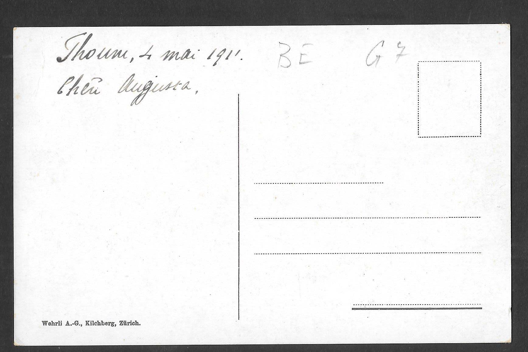 Cartoline postali: Thun Teilansicht und die Aare – Usato da Olten venduto da clotaldi 1