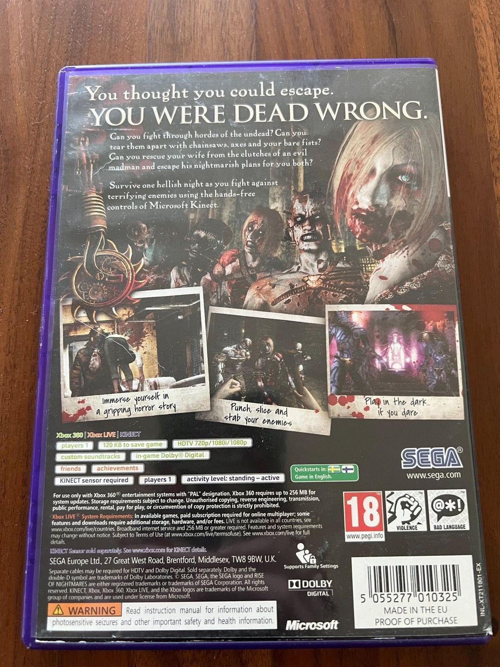 Microsoft Spiele: Rise of Nightmares Xbox 360 – Gebraucht aus Dübendorf von CellarSeller 1
