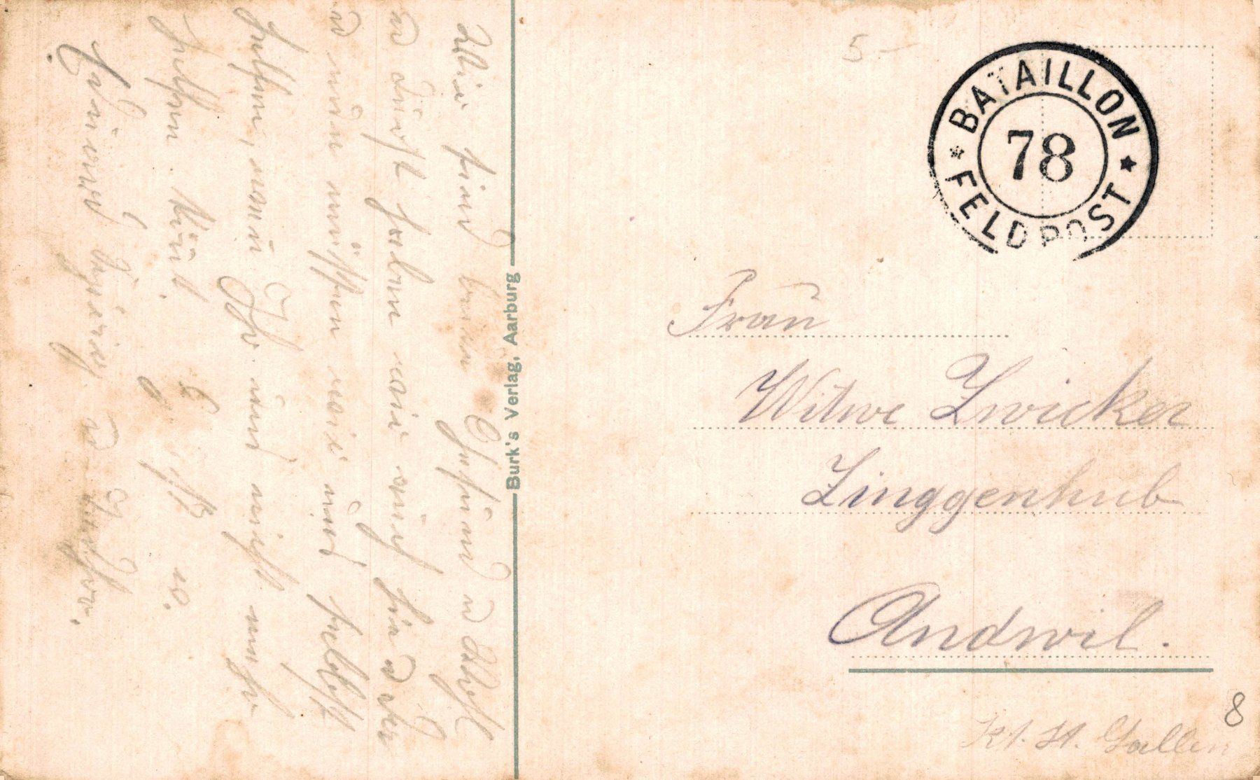 Cartoline postali: Aarburg. Schloss, reformierte Kirche – Usato da Bronschhofen venduto da Astore 1