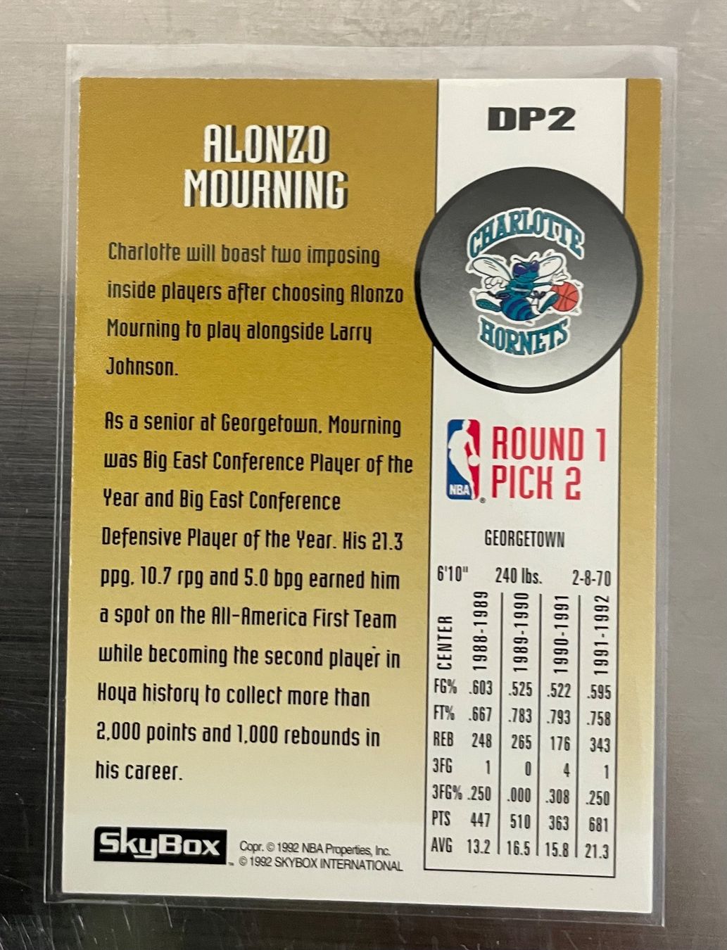 Nba Carte collezionabili: NBA Alonzo Mourning Skybox Rookie Card – Nuovo (secondo la descrizione) da Muttenz venduto da joba23 1