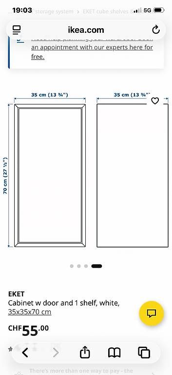 Ikea Cassettiere: Ikea eket möbel – Usato da Dübendorf venduto da rocki07 4