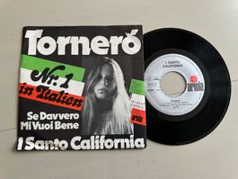 I SANTO CALIFORNIA tolle Single Kult Tornero Top Hit Italy