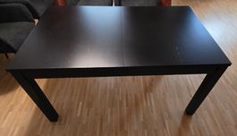 Esstisch schwarz Ausziehbar