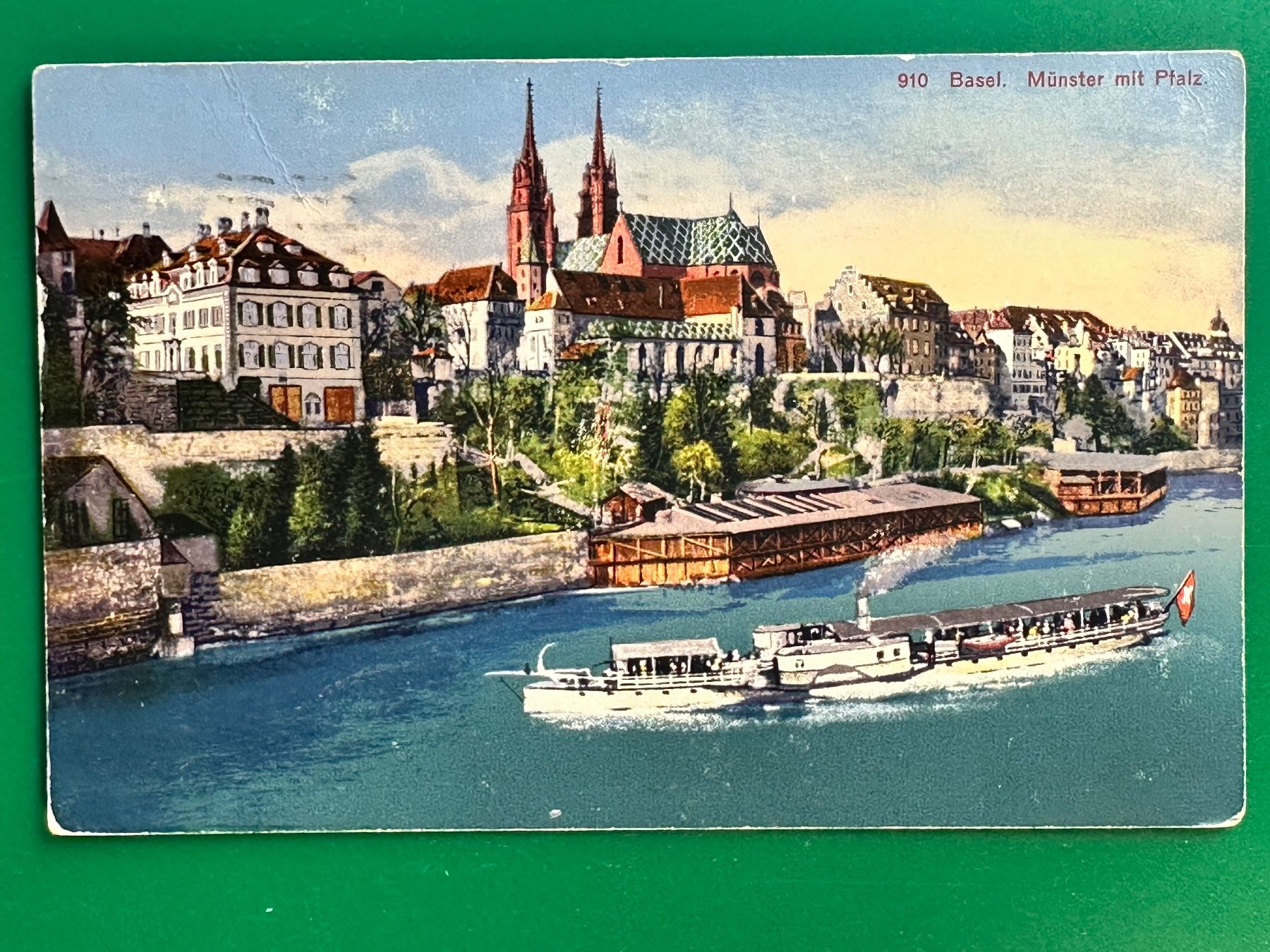 Cartoline postali: Basel - Münster mit Pfalz – Usato da Steg VS venduto da danwer74