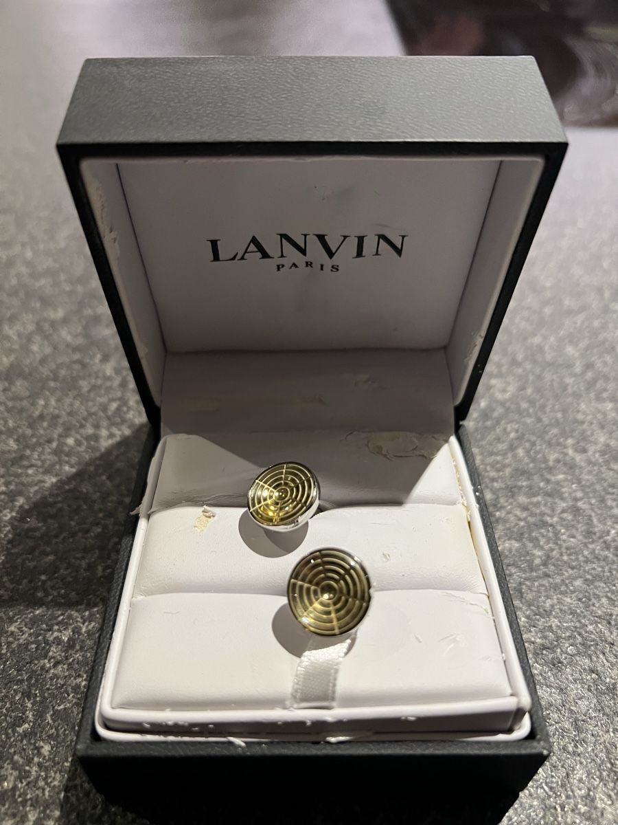 Lanvin Gemelli: LANVIN Paris Manschettenknöpfe – Usato da Mauren venduto da chr_hn5y 1