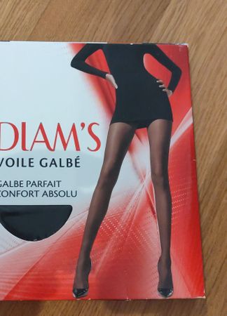 Collants voile galbé noir neufs taille S