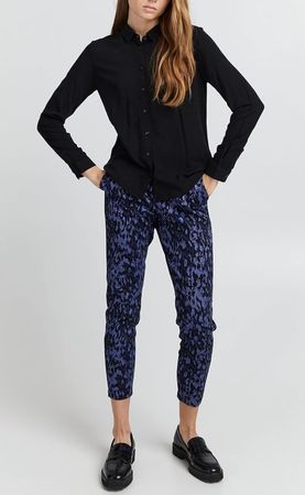 ICHI IHKATE Cameleon 7/8-Hose: Gr. L, Leomuster blau/purple
