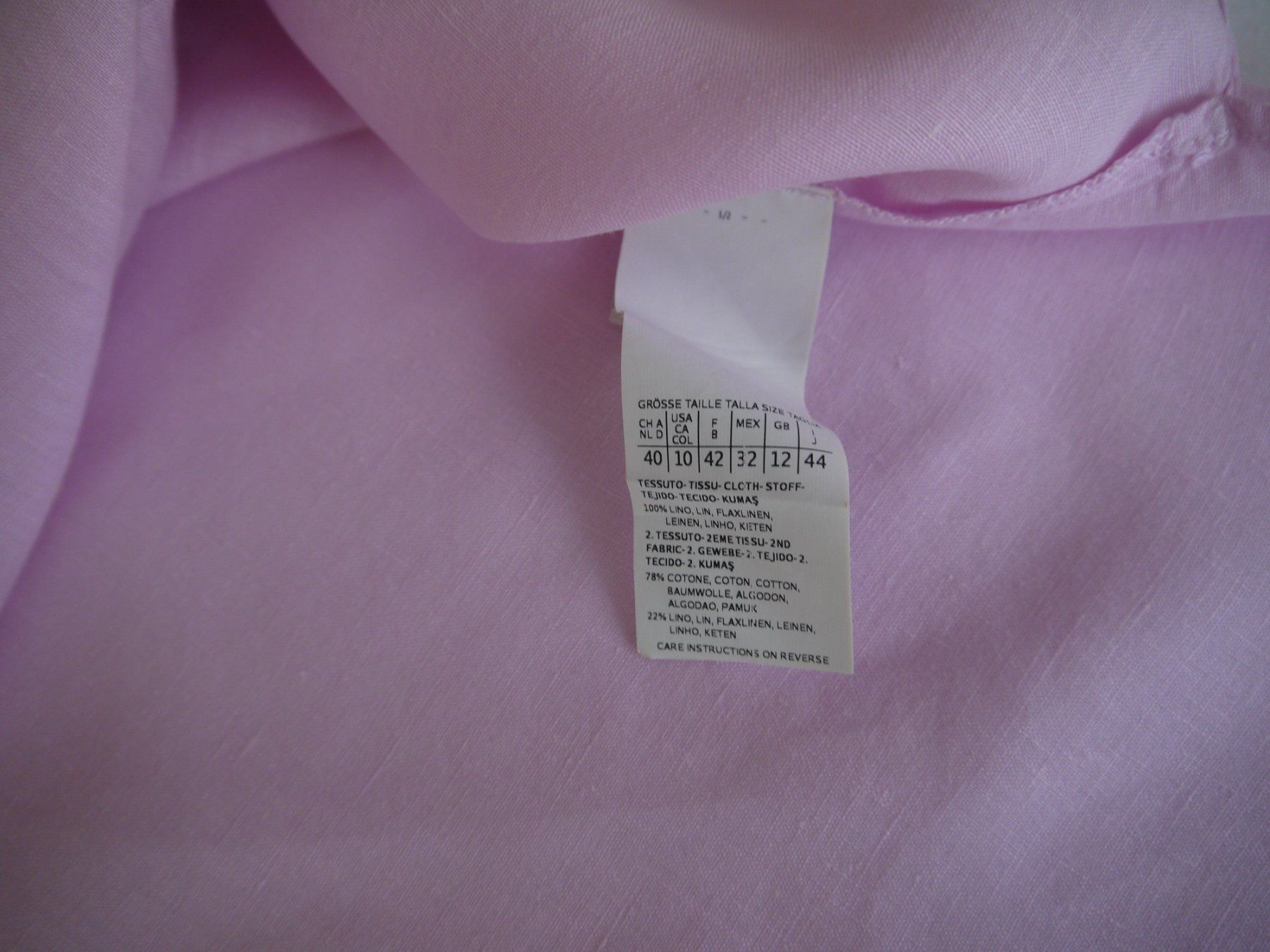 Max Mara Camicette: WEEKEND Max Mara Bluse gross geschnitte aus 100% Leinen – Usato da Hagendorn venduto da Blaf 3