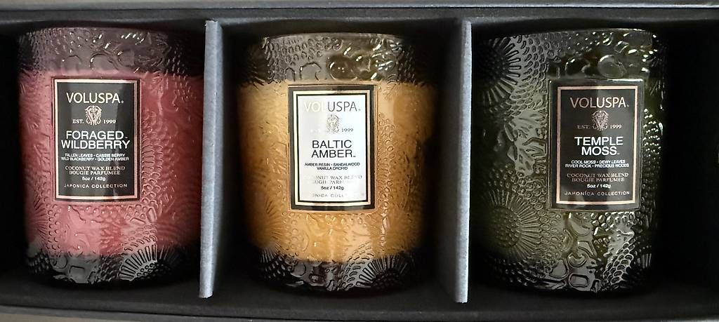 Candele: Voluspa Duftkerzen, 3er-Set – Nuovo (secondo la descrizione) da Zürich venduto da duke_66 2