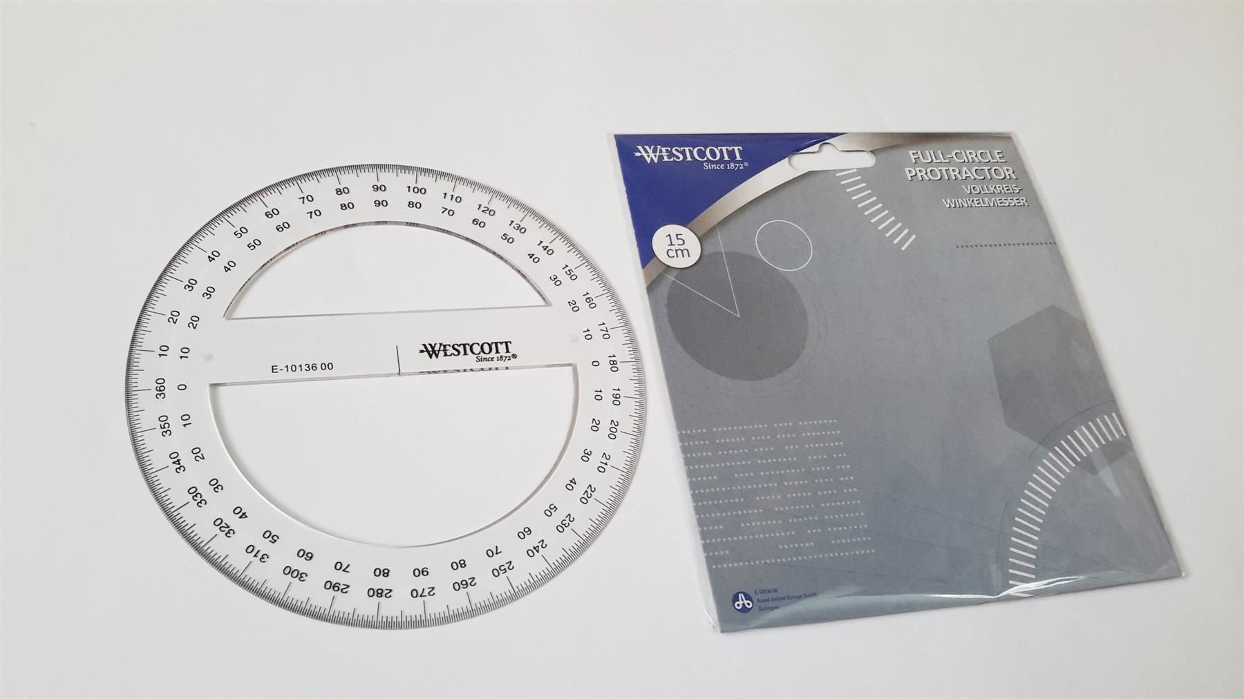 Schablonen: Schablone Winkelmesser 360 Grad, 150 mm – Neu und originalverpackt aus St. Gallen von cointec 4