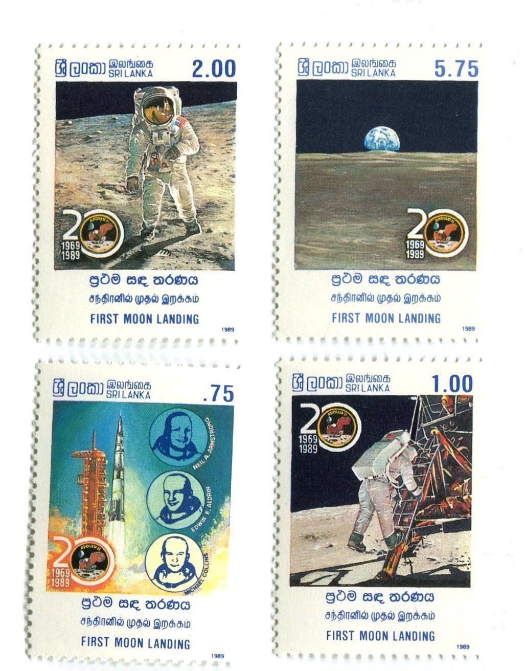 Tutti i francobolli: Briefmarken "Apollo 11". Sri Lanka. – Nuovo e nell'imballaggio originale da Basel venduto da Butsch5